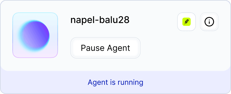 Launch your agent