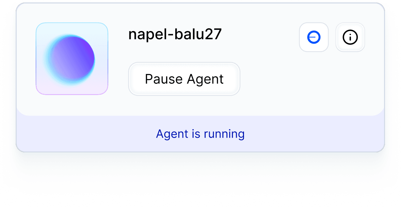 Launch your agent